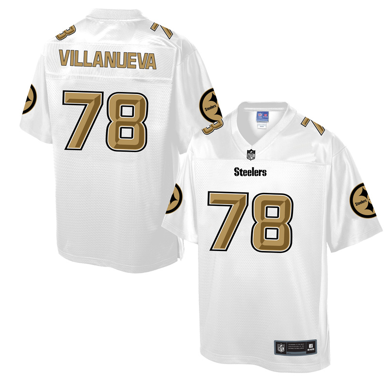 Nike Steelers 78 Alejandro Villanueva White Pro Line Elite Jersey - Click Image to Close