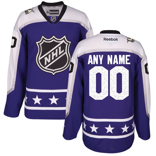 Central Division Purple 2017 NHL All Star Game Men's Customized Premier Jersey