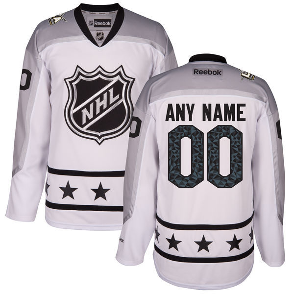 Metropolitan Division White 2017 NHL All Star Game Men's Customized Premier Jersey