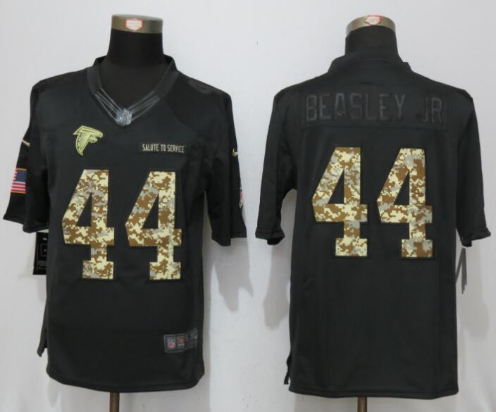 Nike Falcons 44 Vic Beasley Jr Anthracite Salute to Service Limited Jersey