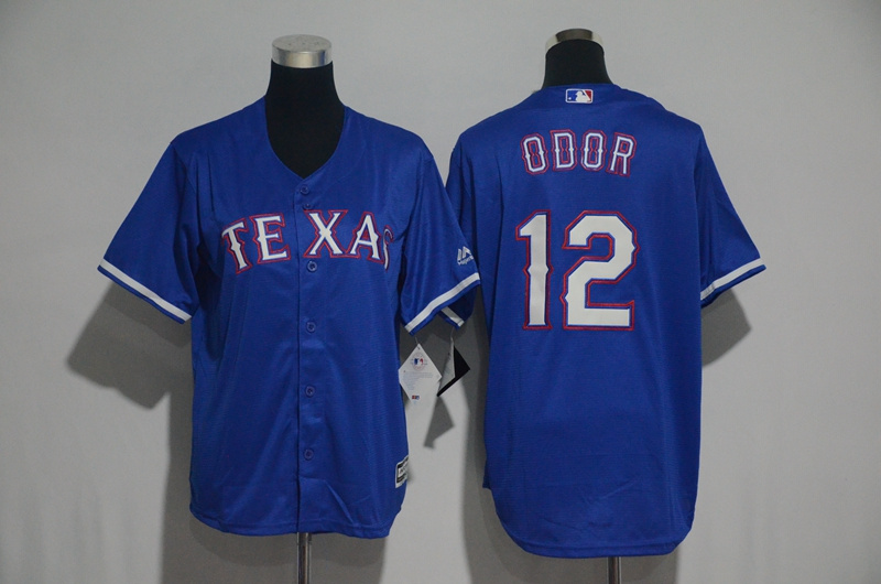 Rangers 12 Rougned Odor Blue Cool Base Jersey