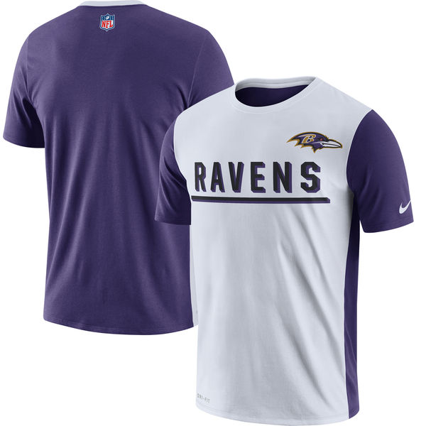 Baltimore Ravens Nike Champ Drive 2.0 Performance T-Shirt White