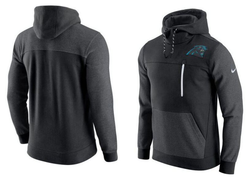 Carolina Panthers Nike AV15 Fleece Pullover Hoodie Black