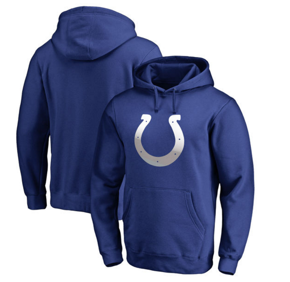 Indianapolis Colts Pro Line by Fanatics Branded Gradient Logo Pullover Hoodie Royal