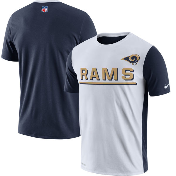 Los Angeles Rams Nike Champ Drive 2.0 Performance T-Shirt White Los Angeles Rams Nike Champ Drive 2.0 Performance T-Shirt White