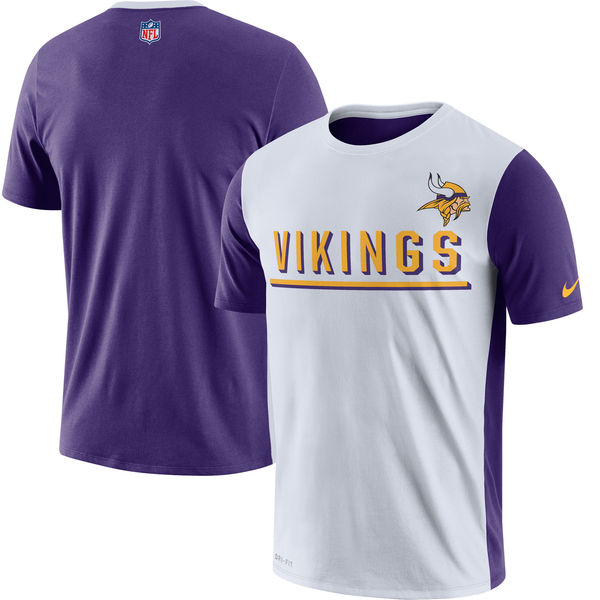 Minnesota Vikings Nike Champ Drive 2.0 Performance T-Shirt White