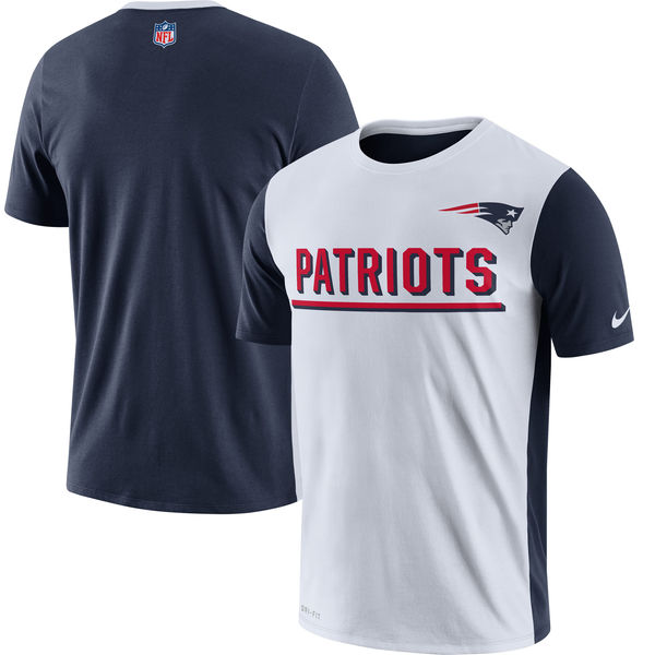 New England Patriots Nike Champ Drive 2.0 Performance T-Shirt White