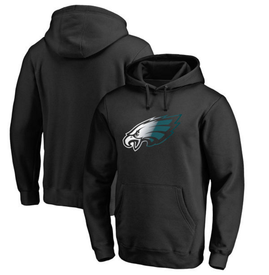 Philadelphia Eagles Pro Line by Fanatics Branded Gradient Logo Pullover Hoodie Black