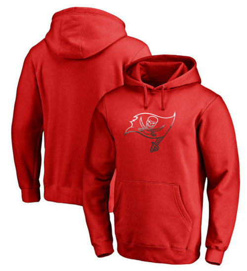 Tampa Bay Buccaneers Pro Line by Fanatics Branded Gradient Logo Pullover Hoodie Red