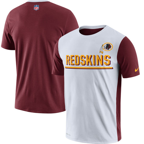 Washington Redskins Nike Champ Drive 2.0 Performance T-Shirt White Washington Redskins Nike Champ Drive 2.0 Performance T-Shirt White