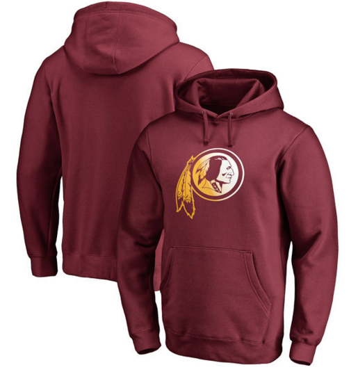 Washington Redskins Pro Line by Fanatics Branded Gradient Logo Pullover Hoodie Maroon