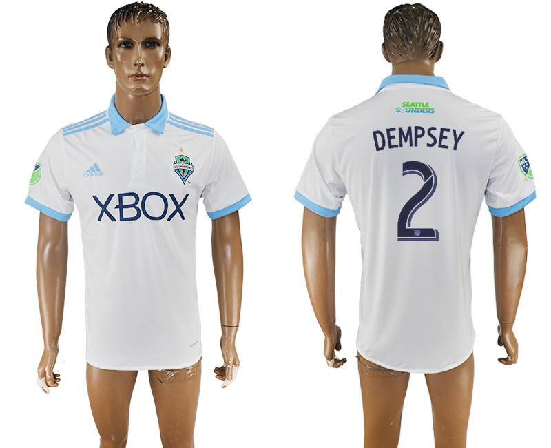 2017-18 Seattle Sounders 2 DEMPSEY Away Thailand Soccer Jersey