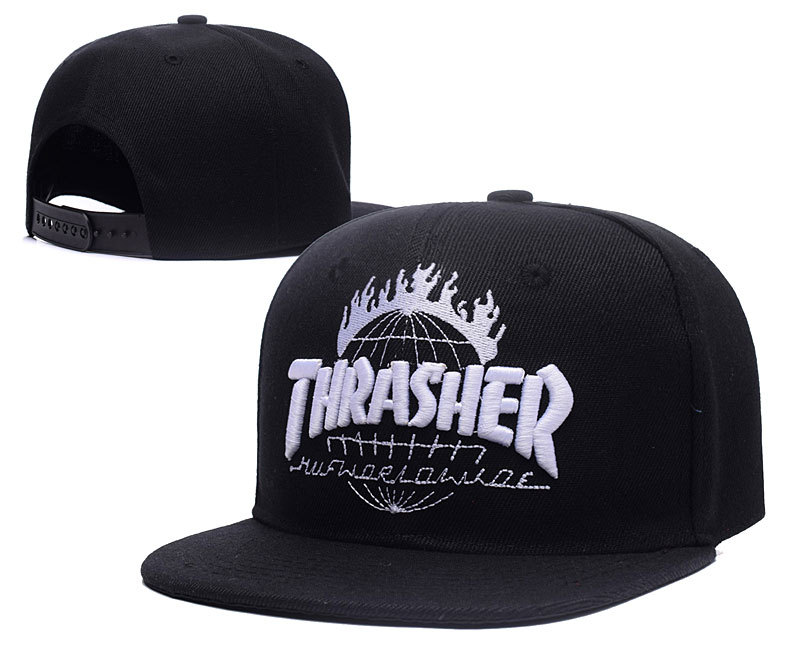 Thrasher Black Fashion Adjustable Hat LH