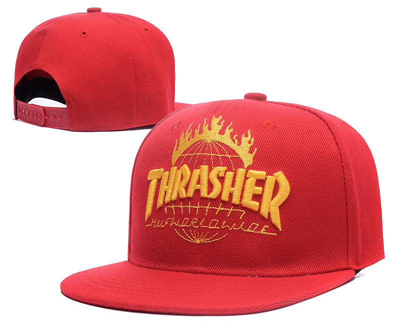 Thrasher Red Fashion Adjustable Hat LH