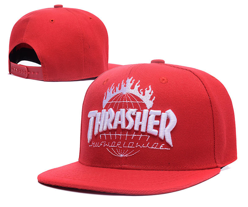 Thrasher Red Fashion Adjustable Hat LH2
