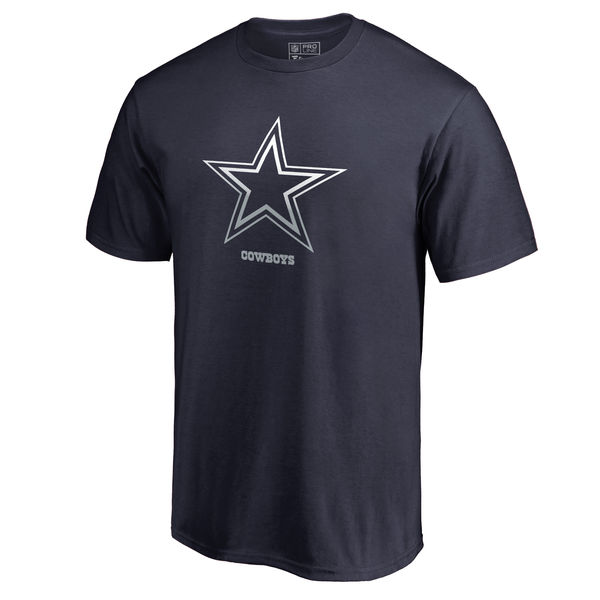 Dallas Cowboys Pro Line by Fanatics Branded Navy Big & Tall Gradient Logo T-Shirt
