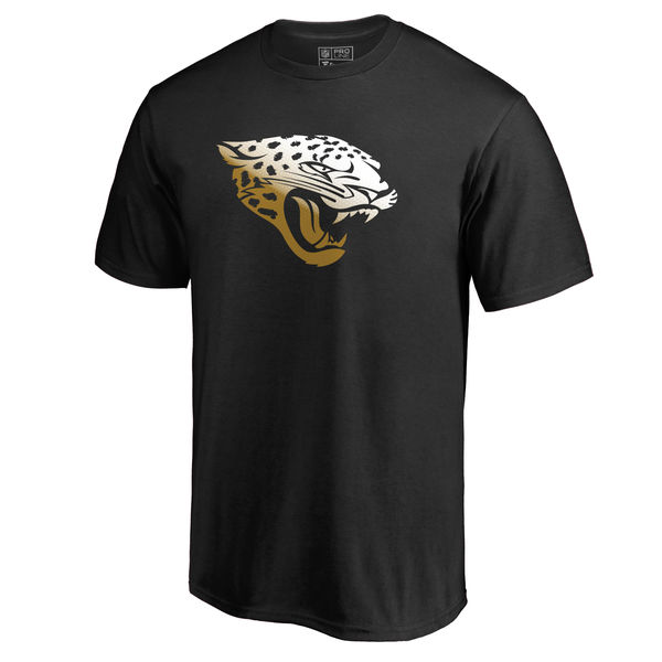Jacksonville Jaguars Pro Line by Fanatics Branded Black Big & Tall Gradient Logo T-Shirt - Click Image to Close