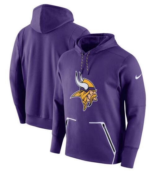 Minnesota Vikings Nike Champ Drive Vapor Speed Pullover Hoodie Purple