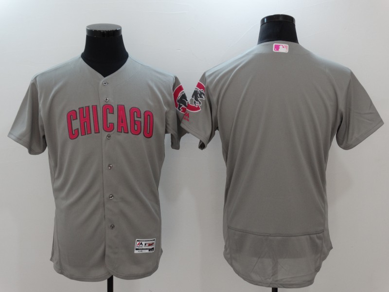 Cubs Blank Gray Mother's Day Flexbase Jersey