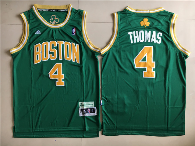 Celtics 4 Isaiah Thomas Green St. Patrick's Day Swingman Jersey - Click Image to Close