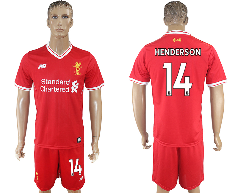 2017-18 Liverpool 14 HENDERSON Home Soccer Jersey 2017-18 Liverpool 14 HENDERSON Home Soccer Jersey