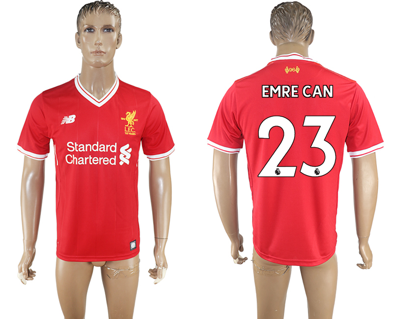 2017-18 Liverpool 23 EMRE CAN Home Thailand Soccer Jersey