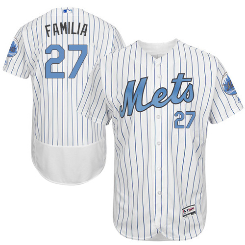 Mets 27 Jeurys Familia White Father's Day Flexbase Jersey
