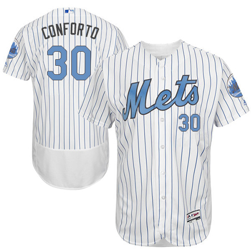 Mets 30 Michael Conforto White Father's Day Flexbase Jersey