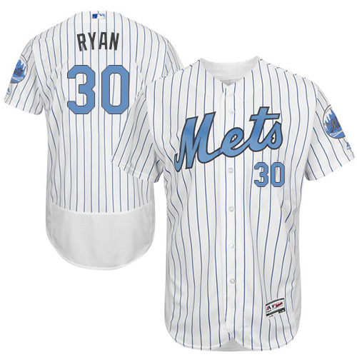 Mets 30 Nolan Ryan White Father's Day Flexbase Jersey