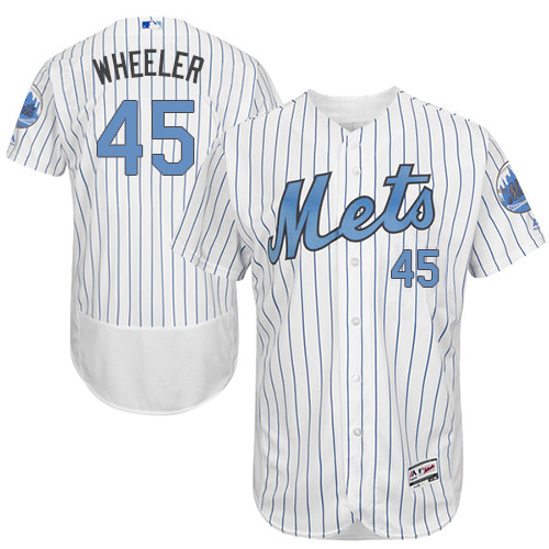 Mets 45 Zack Wheeler White Father's Day Flexbase Jersey