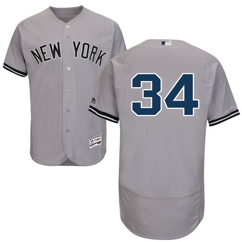 Yankees 34 Brian McCann Gray Flexbase Jersey