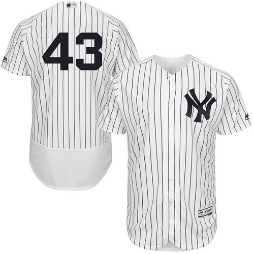Yankees 43 Austin Romine White Flexbase Jersey