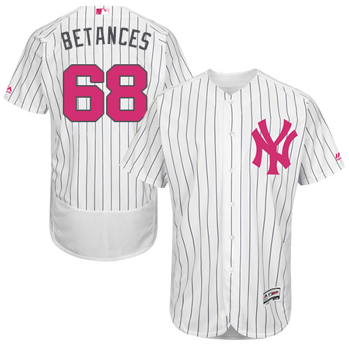 Yankees 68 Dellin Betances White Mother's Day Flexbase Jersey