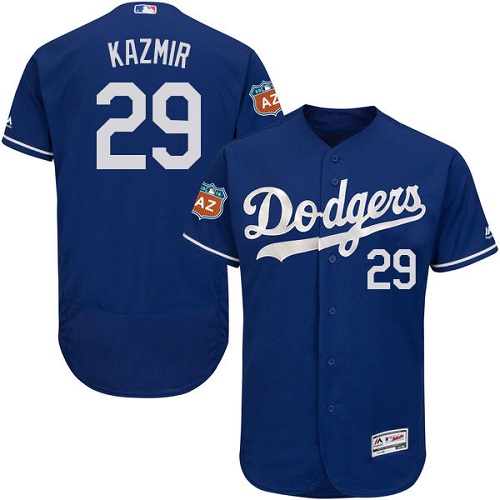 Dodgers 29 Scott Kazmir Blue Flexbase Jersey