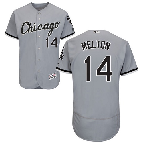 White Sox 14 Bill Melton Gray Flexbase Jersey