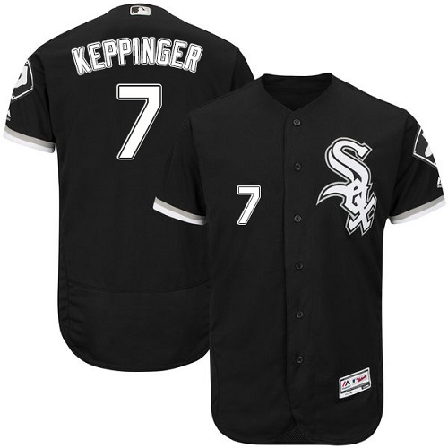White Sox 7 Jeff Keppinger Black Flexbase Jersey
