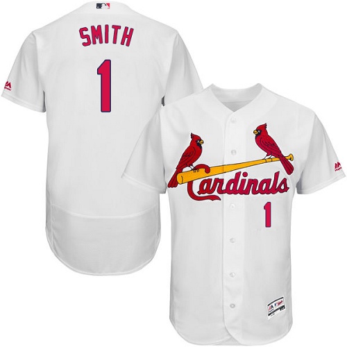 Cardinals 1 Ozzie Smith White Flexbase Jersey
