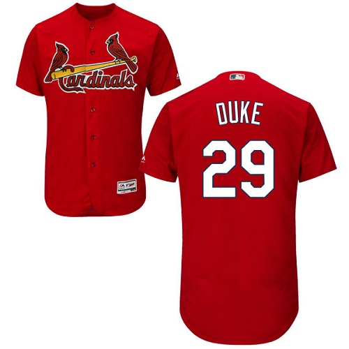 Cardinals 29 Zach Duke Red Flexbase Jersey