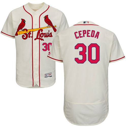 Cardinals 30 Orlando Cepeda Cream Flexbase Jersey