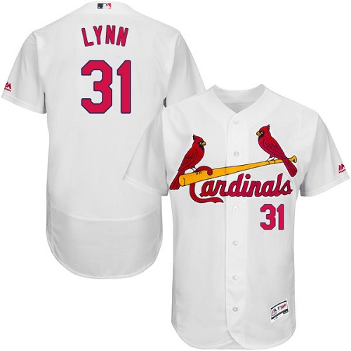 Cardinals 31 Lance Lynn White Flexbase Jersey