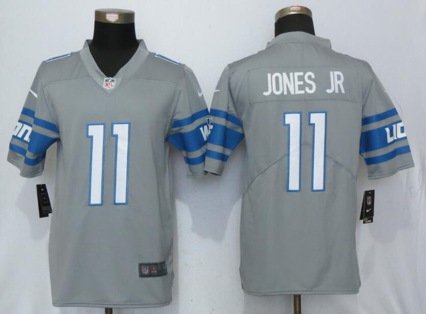 Nike Lions 11 Marvin Jones Jr. Gray 2017 Youth Vapor Untouchable Limited Player Jersey