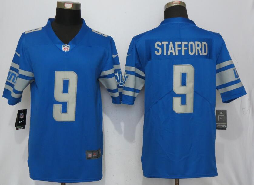 Nike Lions 9 Matthew Stafford Blue 2017 Youth Vapor Untouchable Limited Player Jersey