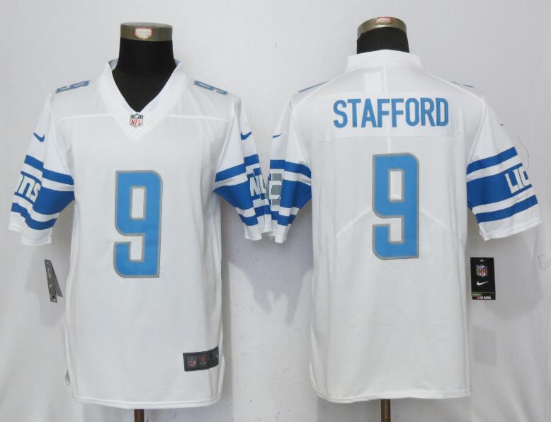 Nike Lions 9 Matthew Stafford White 2017 Throwback Vapor Untouchable Limited Player Jersey - Click Image to Close