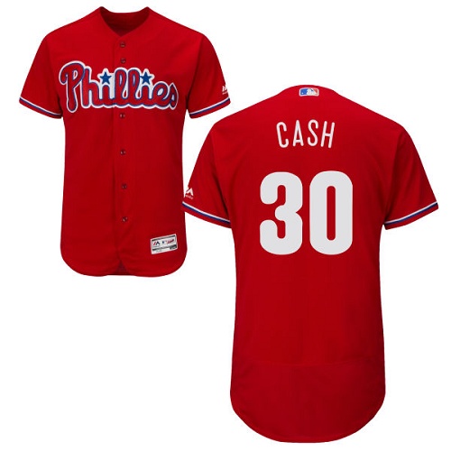 Phillies 30 Dave Cash Red Flexbase Jersey