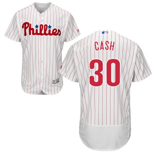 Phillies 30 Dave Cash White Flexbase Jersey