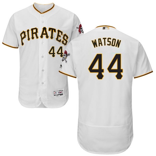 Pirates 44 Tony Watson White Flexbase Jersey