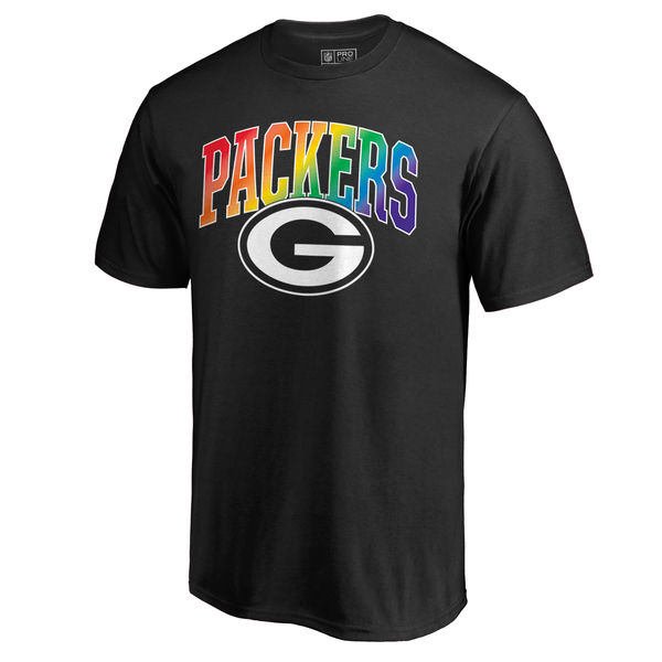 Men's Green Bay Packers NFL Pro Line by Fanatics Branded Black Big & Tall Pride T-Shirt