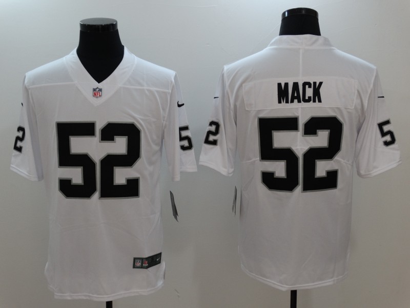 Nike Raiders 52 Khalil Mack White Vapor Untouchable Player Limited Jersey