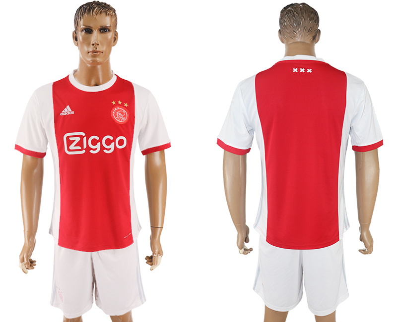 2017-18 AFC Ajax Home Soccer Jersey