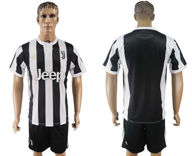 2017-18 Juventus FC Home Soccer Jersey